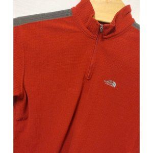 The North Face‎ Men’s Tekware TKA 100 Red Grid ¼-Zip Jacket Size M